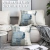 Mondiafy 2 Pack Throw Pillow Covers Soft Touch Plush 18x18