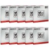 Recording Mini Disc, MDW80T, 80 Minutes, Set of 10, Stock