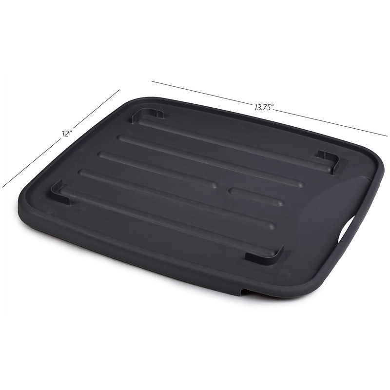 Masirs Pop-Up Collapsible Dish Drying Rack: Convenient Storage, Drains into