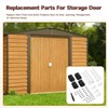 LEYURISE Shed Door Tune-Up Full Kit Compatible with Arrow ShelterLogic