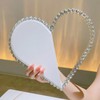 Cute Mini Heart Shape Clutch Bag Rhinestone Diamond Frame Wedding
