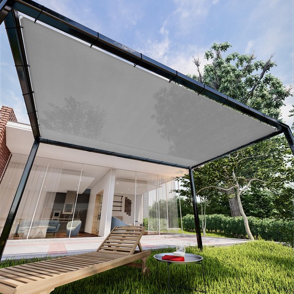 INFRANGE Waterproof Light Gray 10' x 11' Sun Shade Sail