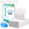 Oumee 120 Count Absorbent Commode Pads for Bedside Commode Bucket,