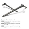 For Hisense New TV Stand Legs for Hisense 75" 4K