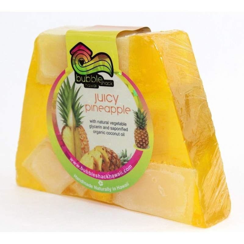 Hawaii Souvenir Hawaiian Goods Bubble Shack Pineapple Chunk Soap Soap