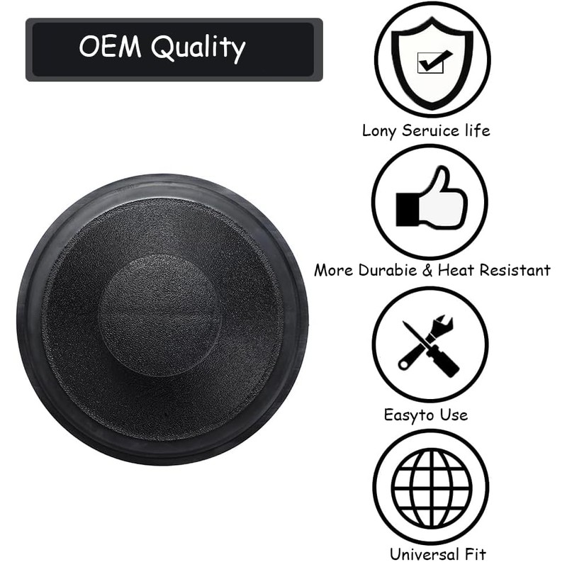 2 Pack 3-3/8 Inch Garbage Disposal Stopper, Sink Stopper for