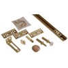 Hardware Essentials Bi-Fold Door Hardware Set 48 Inch Opening, 1"