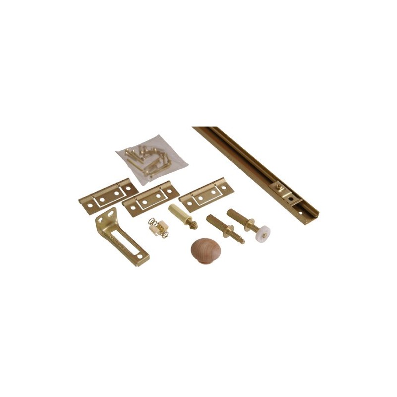 Hardware Essentials Bi-Fold Door Hardware Set 48 Inch Opening, 1"