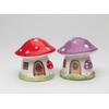 Cosmos Gifts 21021 Colorful Mushroom House Salt and Pepper Shaker