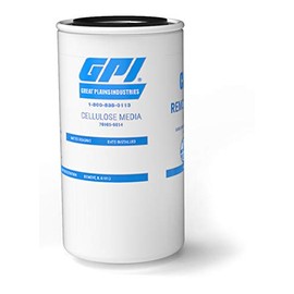 GPI P-25-10-1 3/8 Quick-Fit Particulate Replacement Filter for use with Fuel Transfer Pumps up to 25 GPM (95 LPM), 10 Micron, 1-3/8-12 UNF Thread (GPI Genuine Accessory 129340-07)