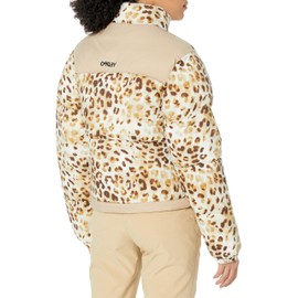Oakley Women's Thermonuclear Protection Puffy Jacket, Cheeta Td Print, Small