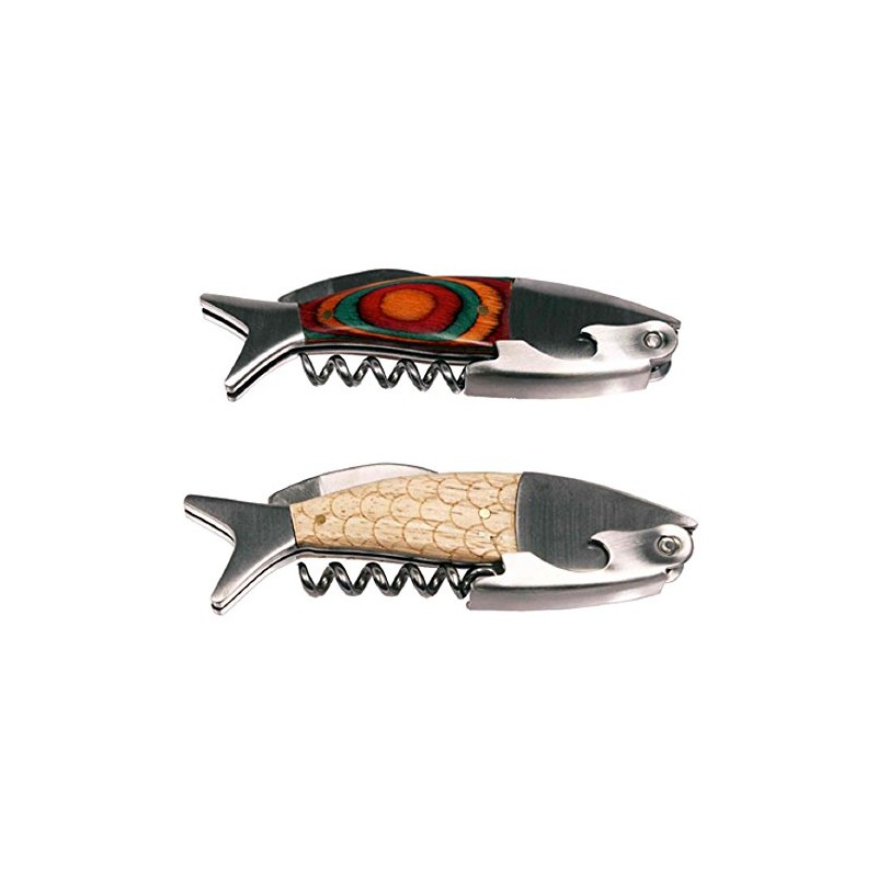 Fish Waiter's Corkscrew - Set of Two Designs