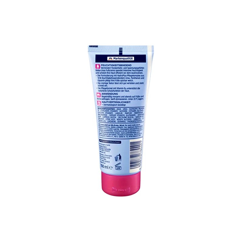 Balea Urea foot cream, 100 ml, Reduces of Dryness and