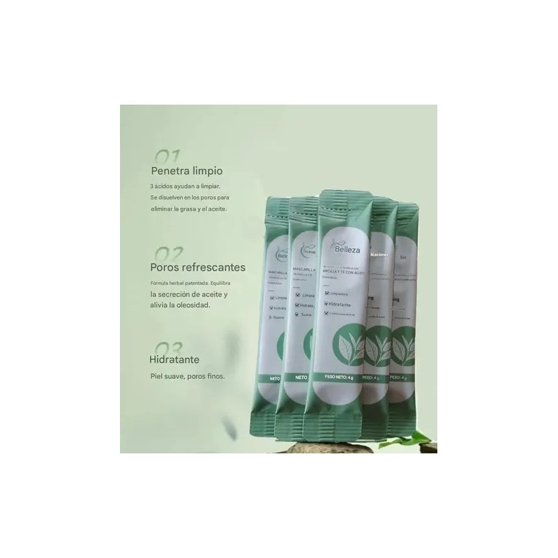 Mascarilla Koreana De Burbujas 12pz