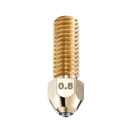 DUROZZLE Tungsten Carbide Tip Nozzle 0.8mm for K1 / K1 Max/CR-M4 / CR-10 SE/Ender 3 V3 KE 3D Printer, High Thermal Conductivity Abrasion Resistance (K1/K1 Max, 0.8mm)