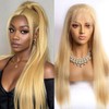 Lemoda Blonde 613 13x6 Straight Lace Frontal Human Hair Wigs