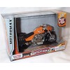 Corgi motormax orange Touring Bike 1:18 scale diecast model