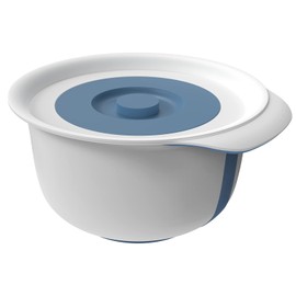 Rotho Fresh 1043306161 Set of 2 Bowls 1.2 L + 4 L with Lid Plastic