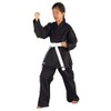 KWON Shadow Children's Karate Uniform black Size:130 cm
