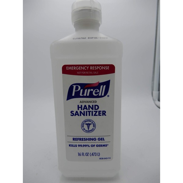 Purell Advanced Instant Hand Sanitizer, 16 Oz. Pump Bottle (9636-12-P Ea)