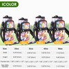 icolor Water Bottle Carrier Bag Holder 25/32/40oz,Adjustable Padded Shoulder &