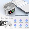 QXUFV QXUFV Wireless Earbuds, Bluetooth 5.4 Headphones Multi-Function Touch Screen