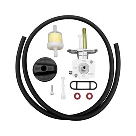 Fuel Petcock Valve With Lever Screw Compatible With Arctic Cat 400 250 300 375 454 500 1998-2006, Gas Tank Fuel Petcock Shut Off Valve Switch Replace 0470-445 0470-344 0470-363 0470-401