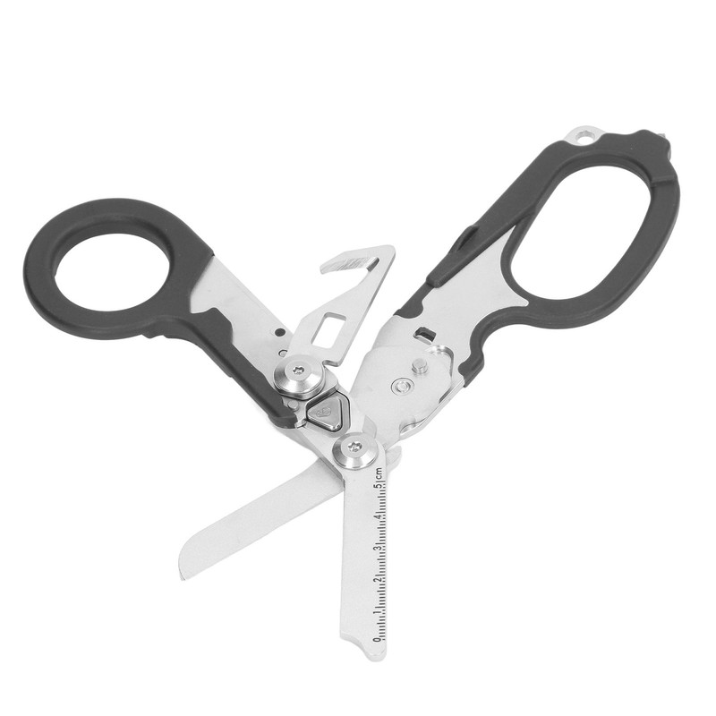 Folding Scissors Stainless Steel Clear Scale Wind Breaker Cutter Wrench
