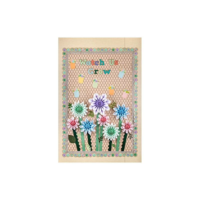 Teacher Created Resources Rustic Bloom Mason Jars Accents