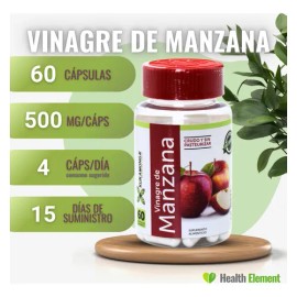 Vinagre De Manzana 60 Cápsulas | Detox Y Control De Peso