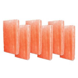 Himalayan Secrets® Salt Tiles | 8"x4"x1" | 6-Pack of One Inch Thick Salt Plates | Use for Grilling, Serving or Decor