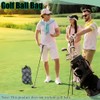 Mwrenqei Golf Ball Bag Sack Nylon Golf Ball Mesh Bag