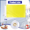2 Pcs Yellow Quarantine Flag Blank Nautical Quarantine Message Flags