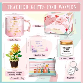 Teacher Appreciation Gifts, Teacher Gift s for Women Thank You Gift Basket Back to School End of Year Graduation Gifts Unique Christmas Gift Idea for Teachers