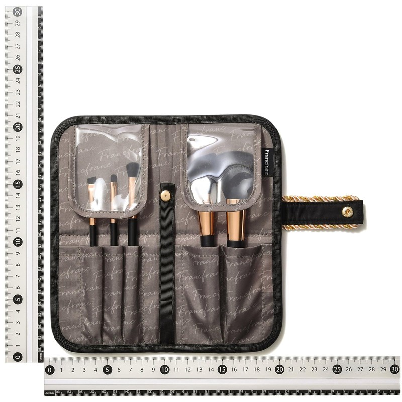 Francfranc Franc Bell Makeup Brush Set Black