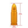 TOMALL Gold Valve Stem Caps Bullet Style for Bike Motorcycle
