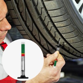 Small Tyre Tread Depth Gauge - Beginners Tyre Tread Depth Gauge with Clear Scale | Tyre Tread Depth Measuring Tool, Home Car Repair Shop Accurate Measurement Tools for Caravan Trucks