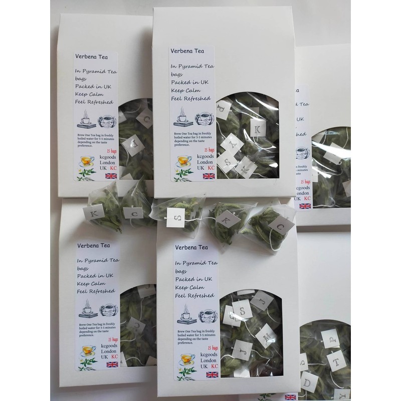 Verbena Tea Premium Handpicked in Pyramid Bags