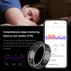Smart Ring with Display Heart Rate Monitor Fitness Ring Step