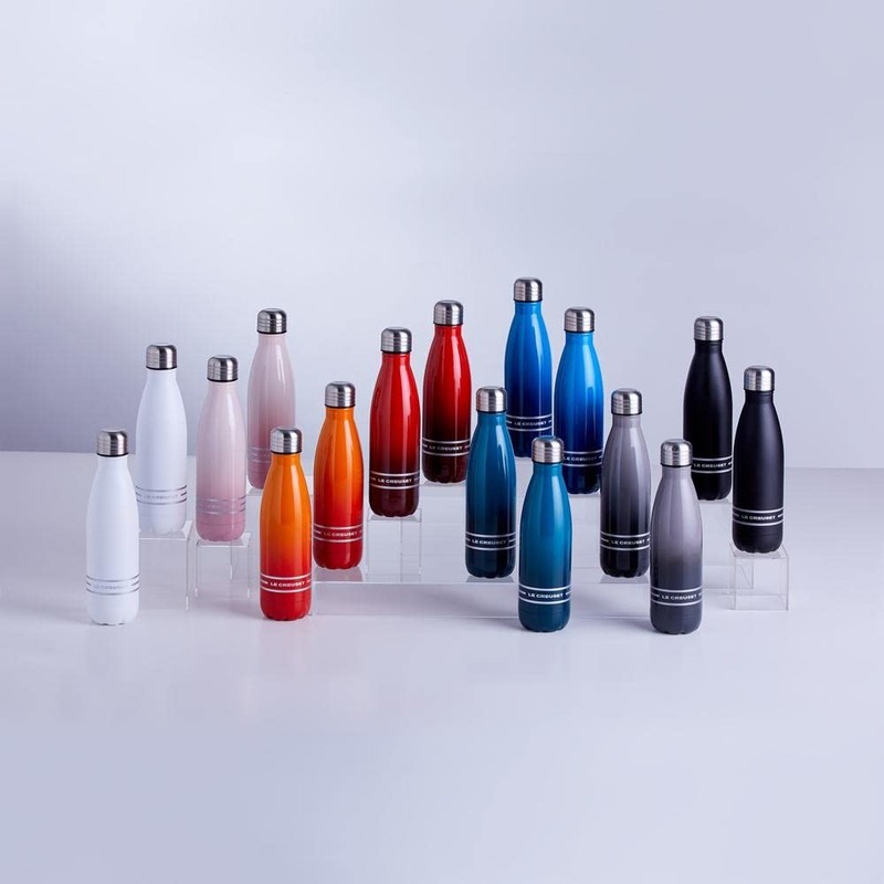 Le Creuset Water Bottle, Stainless Steel, 0.5 L, Meringue, 41208507160000