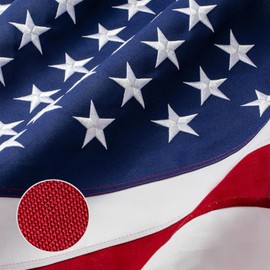 American Flag 6x10ft Ultra Durable for Outside, TearProof Spun Polyester, Embroidered Stars, Brass Grommets, Perfect for Outdoor US Flag, Show Your Patriotism with Long-Lasting Quality
