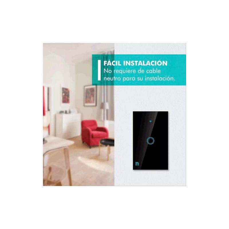 Bunker Interruptor inteligente táctil Wifi Versión 2023 (mejorada) NO REQUIERE