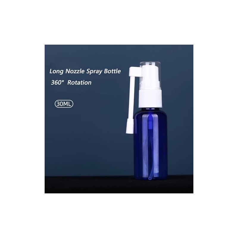 Botella de spray nasal portátil vacía de plástico de 1.0