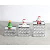 Feyarl 3 Pcs Crystal Jewelry Watch Display Stands Mirrored Risers