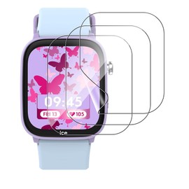 NUCNOK 3 Stück Schutzfolie für Ice-Watch Ice Smart Junior 3.0 FM,Klar HD Weich Hydrogel Folie, Volle Abdeckung, Blasenfreie, Kratzfest,Anti-Fingerprint, 3D Full Cover Displayschutzfolie