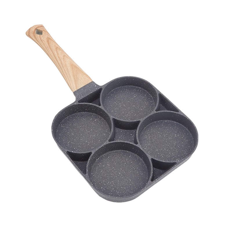 4 Hole Frying Pan Non Stick Heat Resisting Omelet Pan
