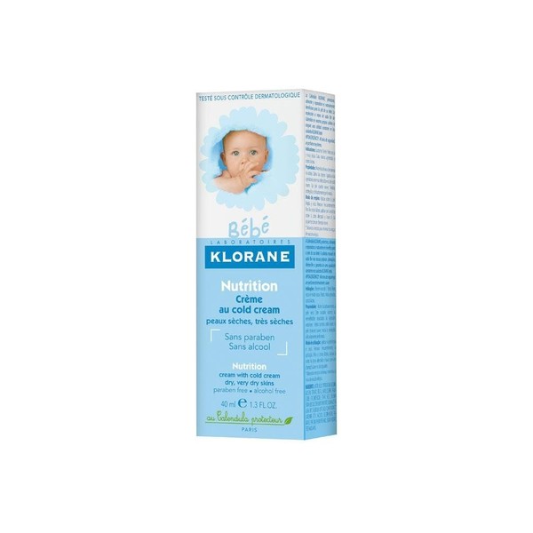 Klorane Baby Nutrition Cream with Cold Cream 40 ml