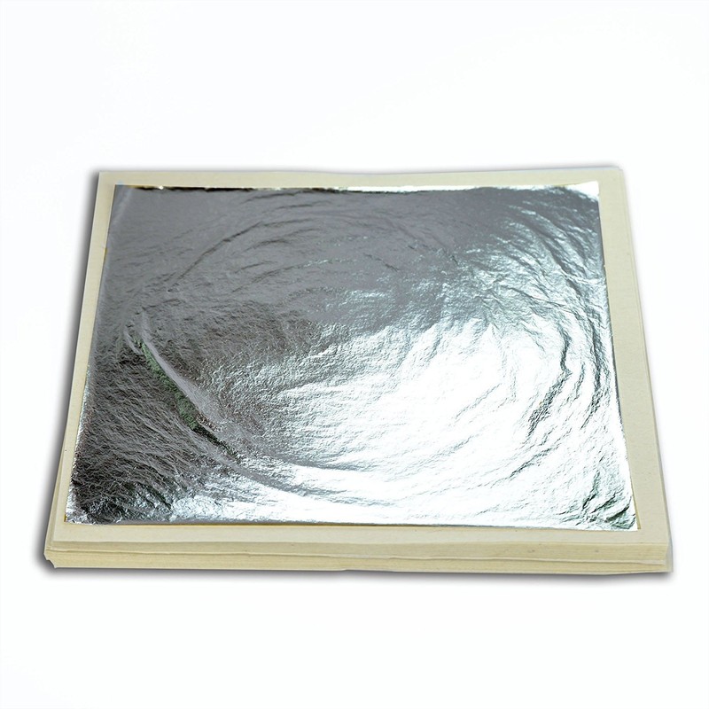 Barnabas Blattgold: Professional Quality Genuine Edible Silver Leaf Sheets, 25