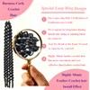 128 Stands Burmese Curly Crochet Hair, Pre-looped Curly Crochet Hair
