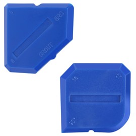 2 PCS Silicone Caulking Tool Set Sealant Finishing Tool Portable Sealant Scraper Sealant Reuse Grout Scraper for Kitchen Bathroom Floor Caulking, Cleaning, Sealing